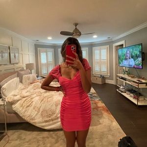 Pink dress